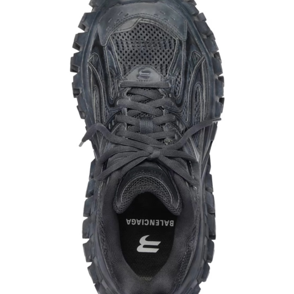 Balenciaga Men's Black Rugged Sneakers - Picture 2 of 4